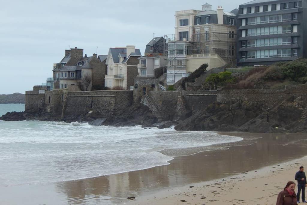 Saint Malo Bel Appartement Neuf Pres Gare Plage Sillon Intramuros Parking Prive Buitenkant foto